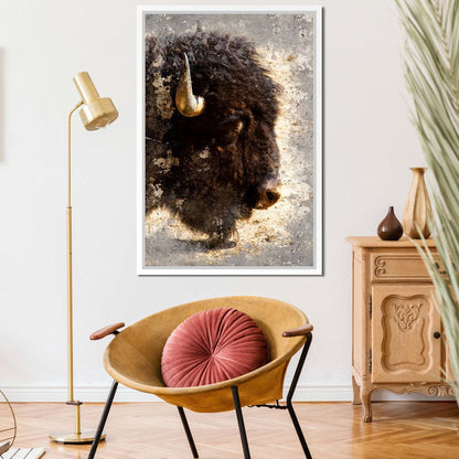 American Bison Canvas Wall Art