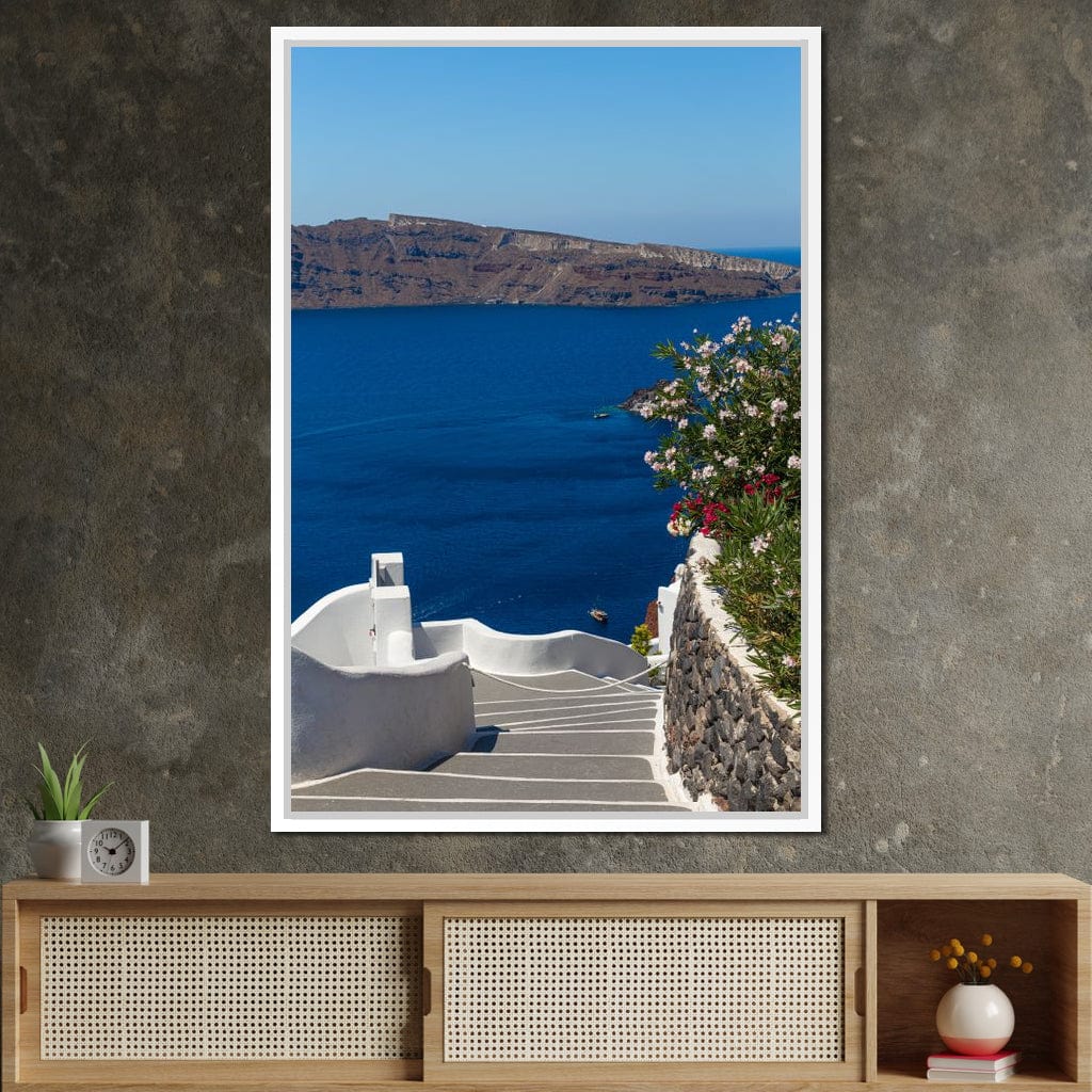 Santorini Canvas Wall Art