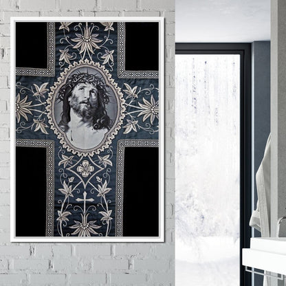 Jesus Christ Cross Canvas Wall Art