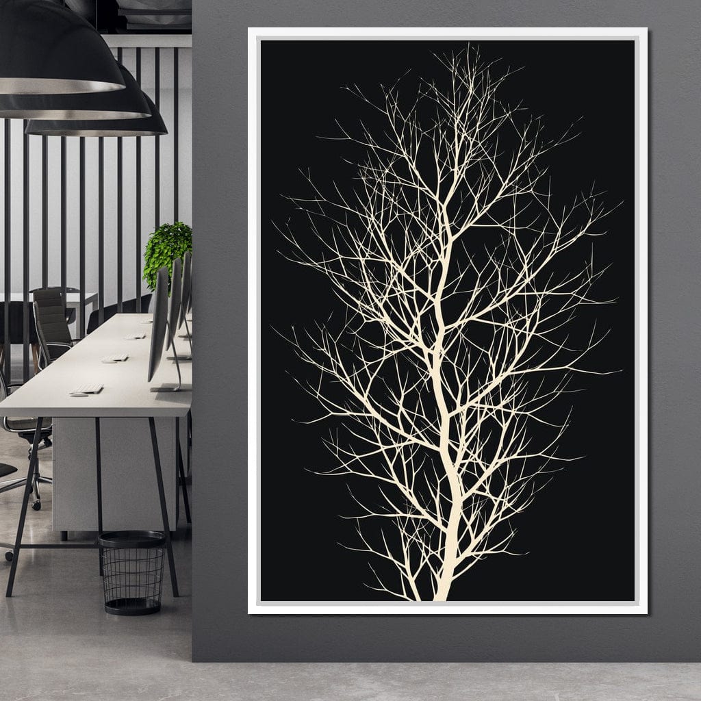 The Black Tree Canvas Wall Art
