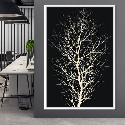 The Black Tree Canvas Wall Art