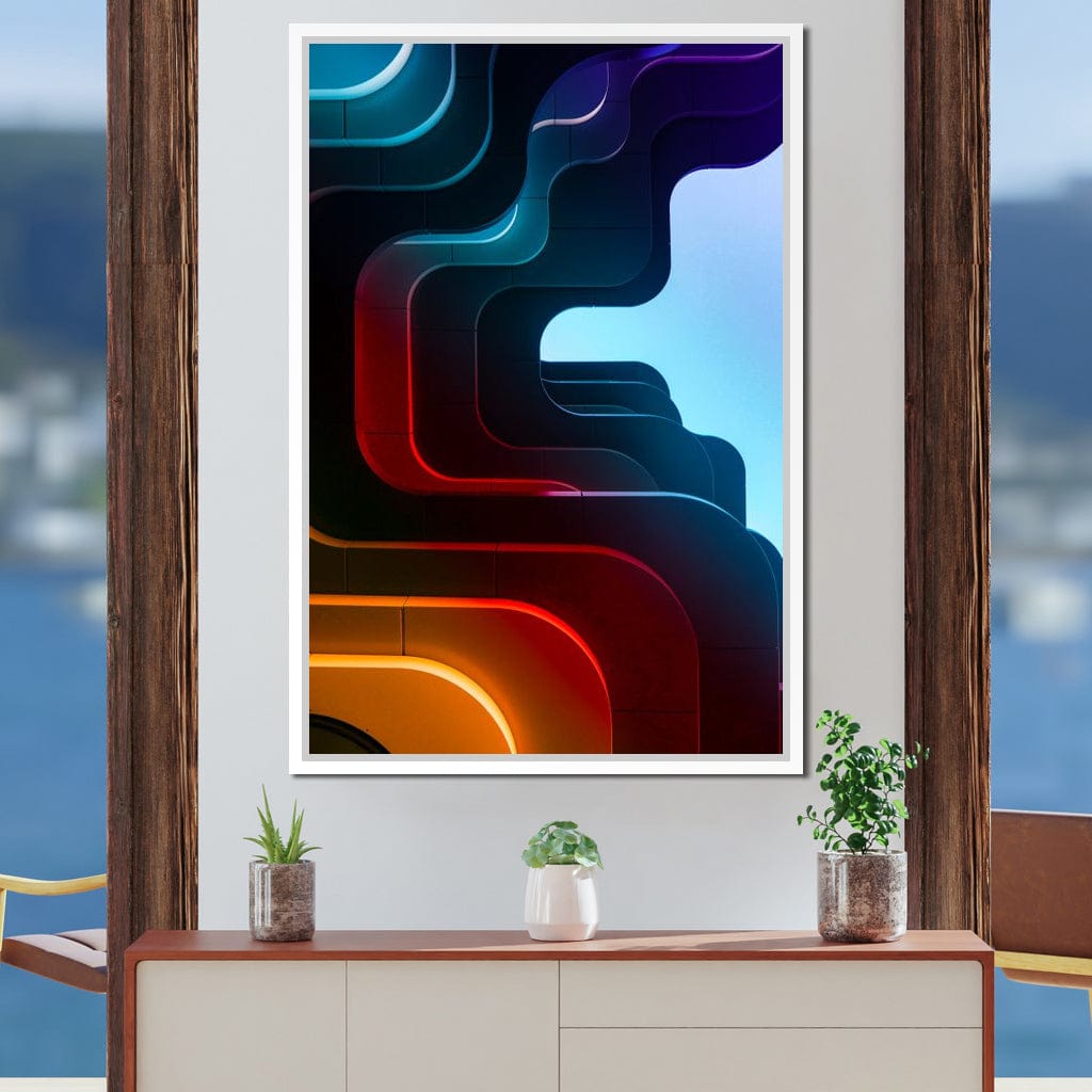 Abstract Architecture 01 Canvas Wall Art
