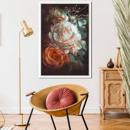 Bouquet of Roses Canvas Wall Art