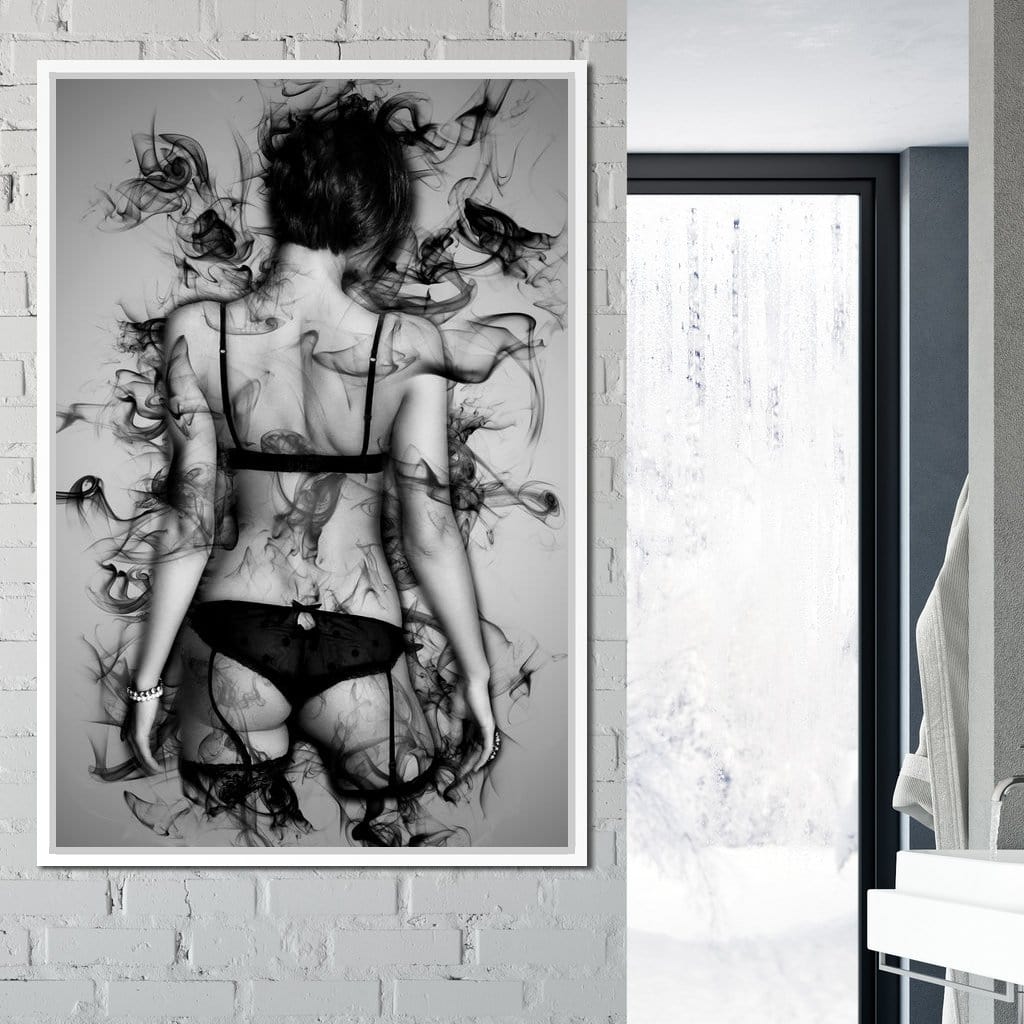The Smoke Collection 04 Canvas Wall Art