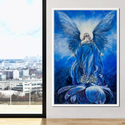 Blue Angel Canvas Wall Art