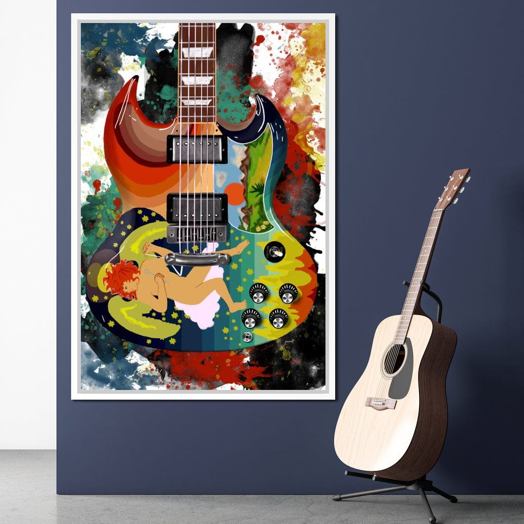 Eric Clapton's Solid Guitar Canvas Wall Art