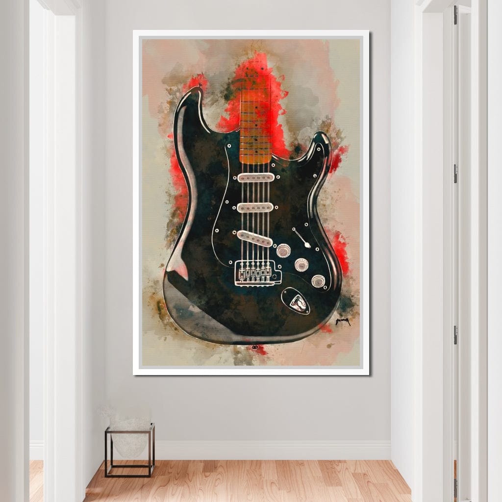 David Gilmour's Guitar Canvas Wall Art