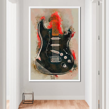 David Gilmour's Guitar Canvas Wall Art