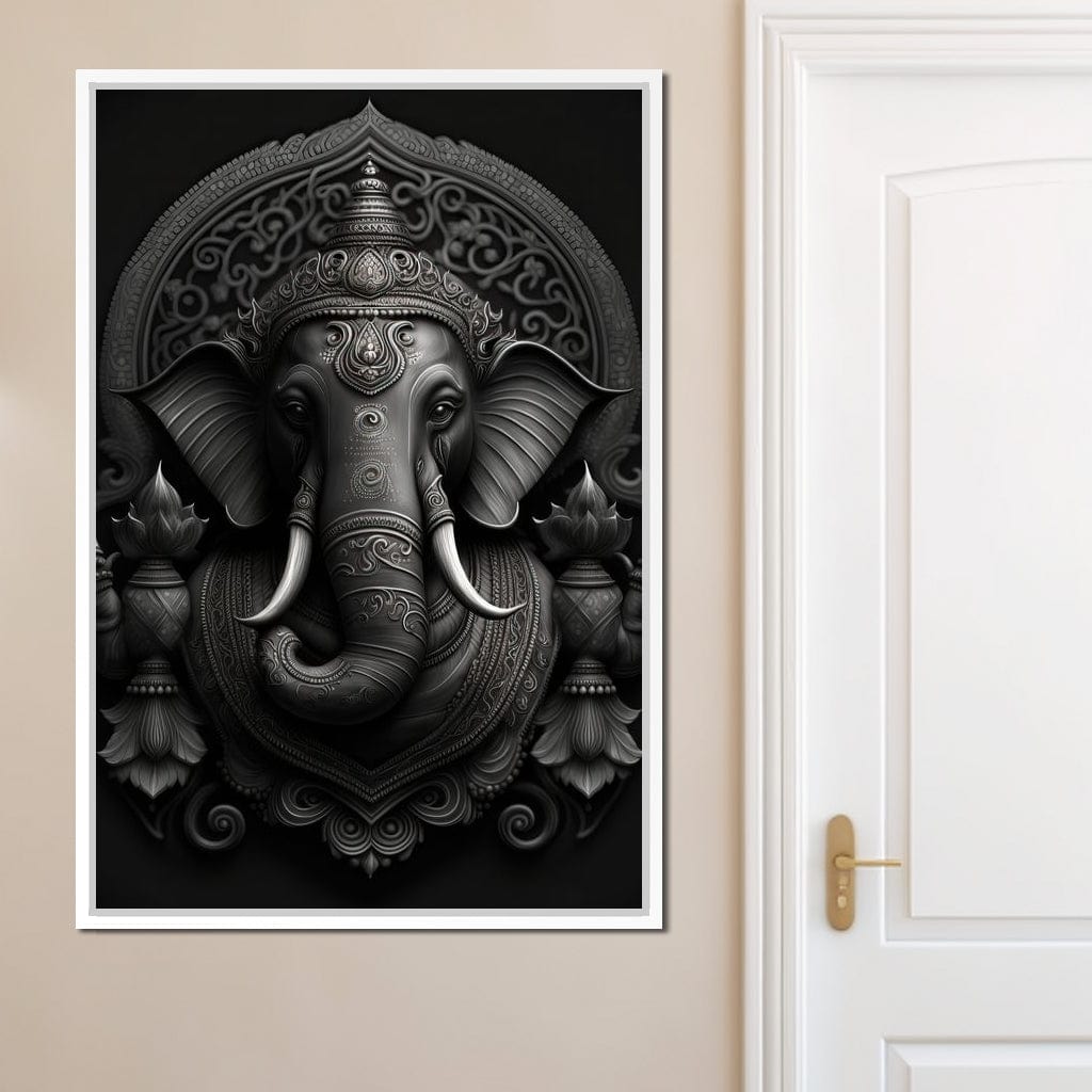 Ganesha's Might Canvas Wall Art