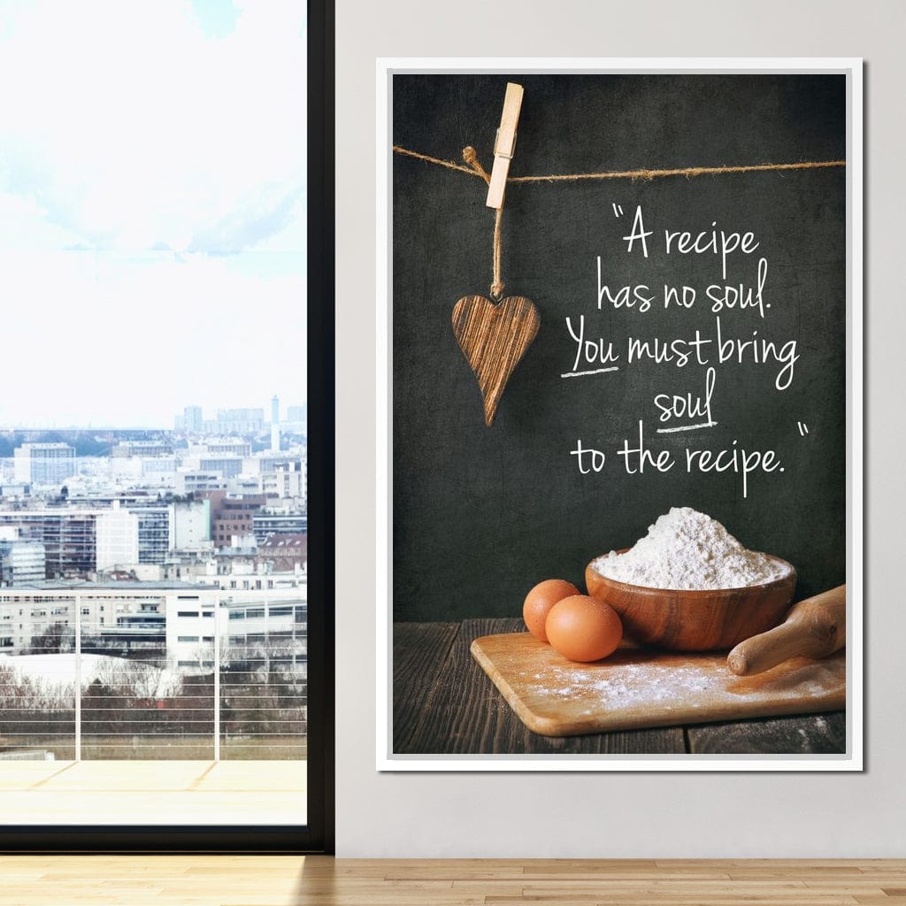 Kitchen Quote Canvas Wall Art