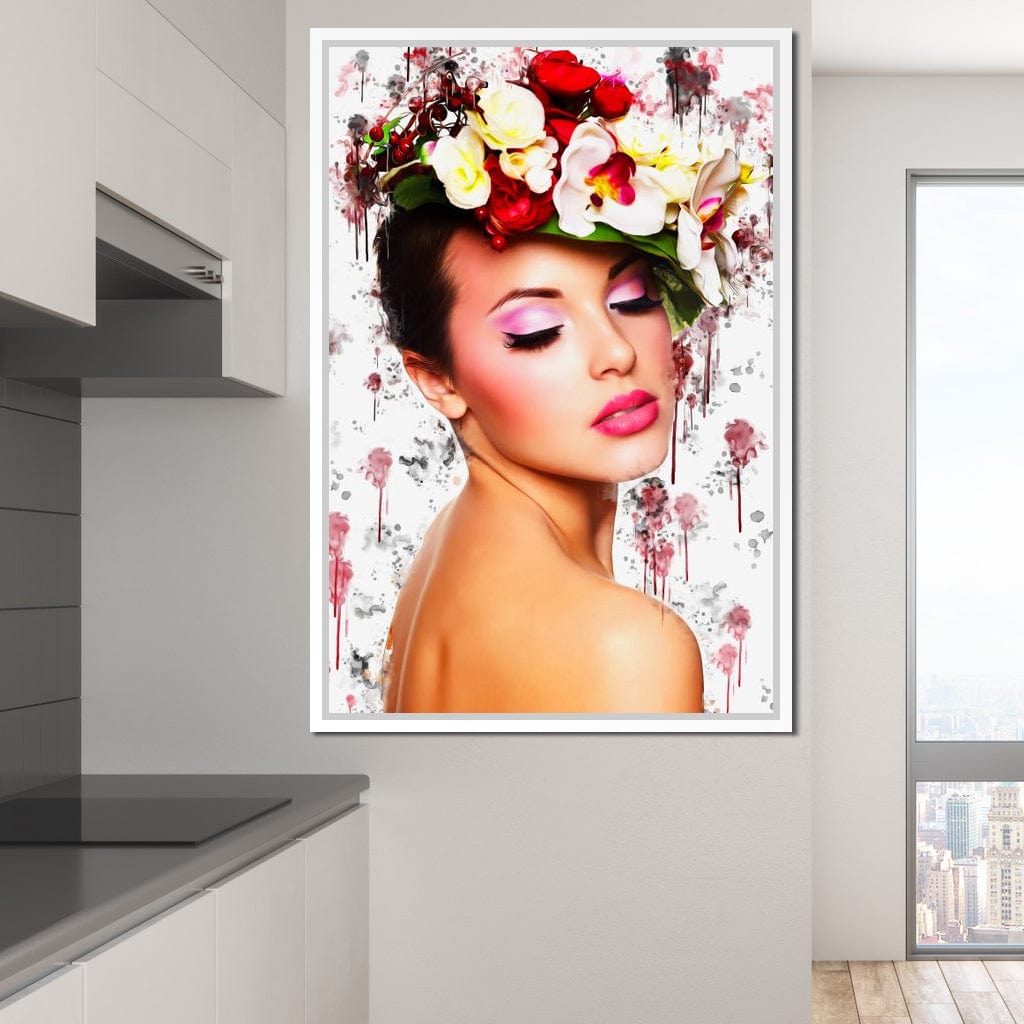 Flower Devine MixArt Canvas Wall Art