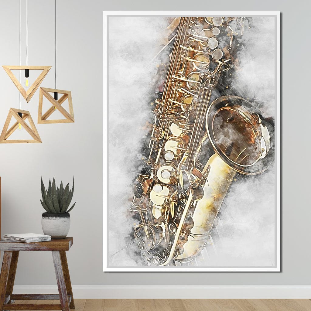 Saxophone - Mateo Canvas Wall Art