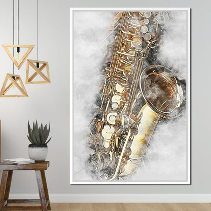 Saxophone - Mateo Canvas Wall Art