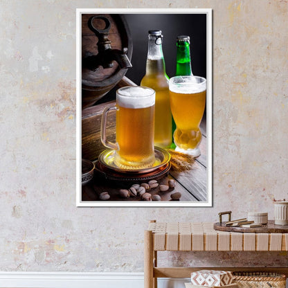 Light Beers Canvas Wall Art