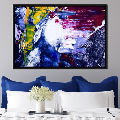 Abstract Sea Splash Canvas Wall Art
