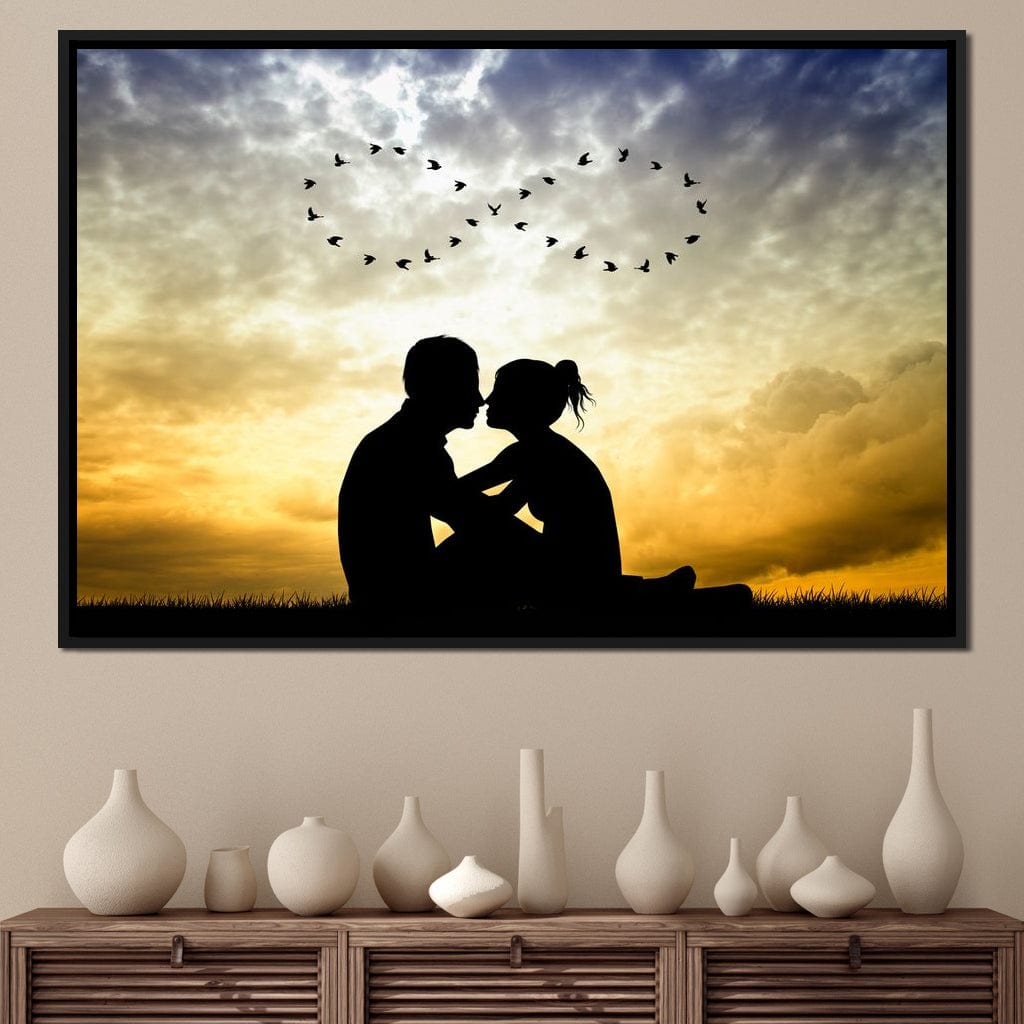 Love to Infinity Canvas Wall Art