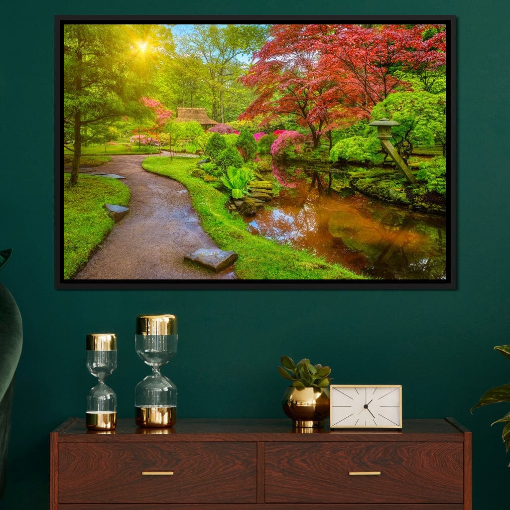 Japanese Garden Canvas Wall Art