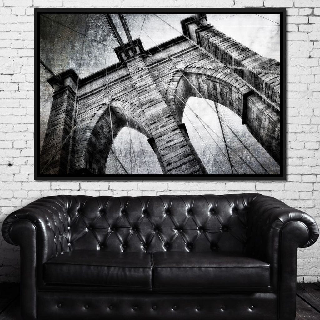 Brooklyn Bridge Arch Canvas Wall Art