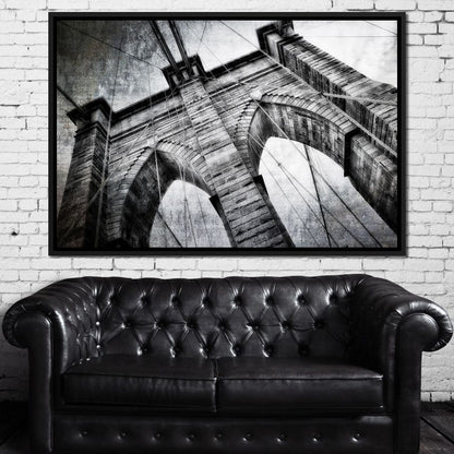Brooklyn Bridge Arch Canvas Wall Art