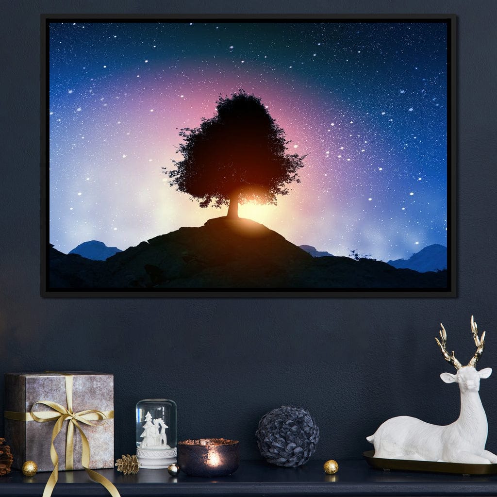 Spectacular Otherworldly Sunset Canvas Wall Art