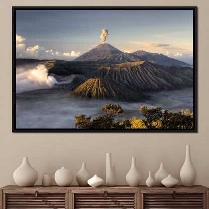Bromo Volcano Canvas Wall Art