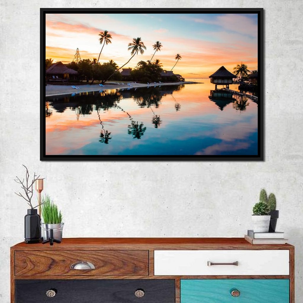 French Polynesia Canvas Wall Art