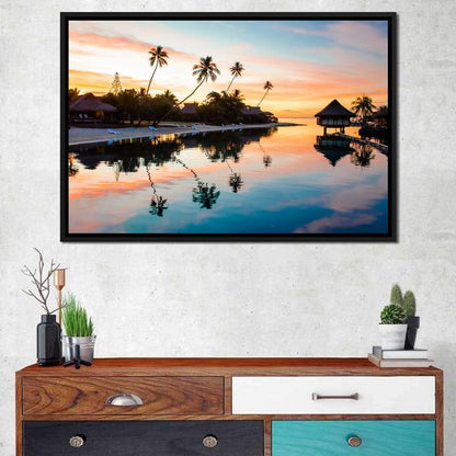 French Polynesia Canvas Wall Art