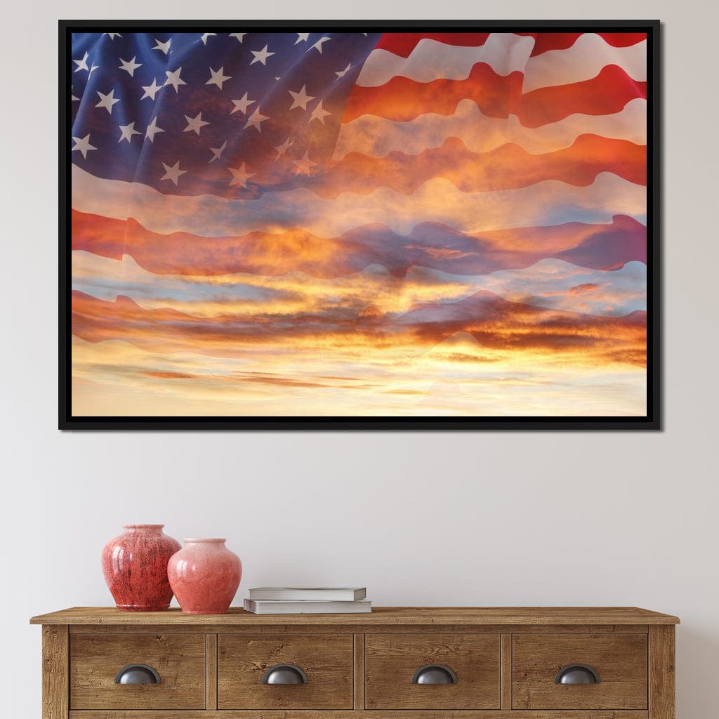 American Sky Canvas Wall Art