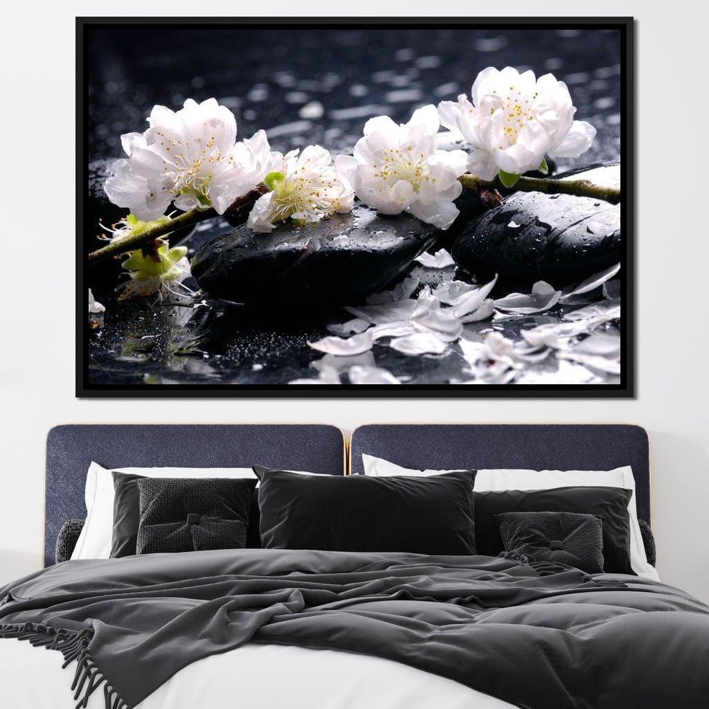 Spa Flowers Canvas Wall Art