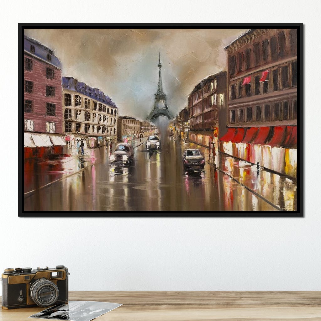 French Avenue Canvas Wall Art