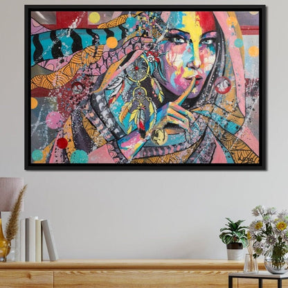 Mary Portrait Canvas Wall Art