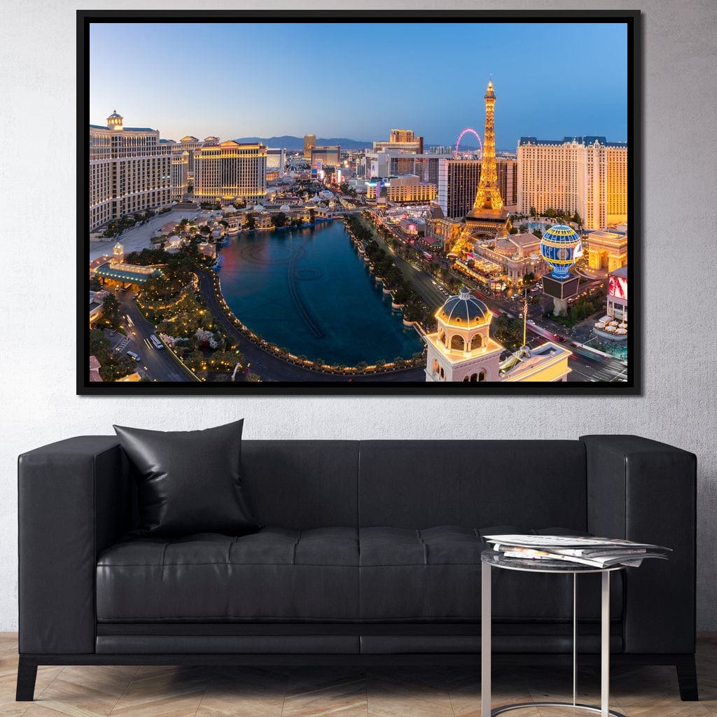 Las Vegas Skyline Canvas Wall Art