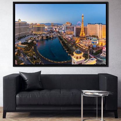 Las Vegas Skyline Canvas Wall Art