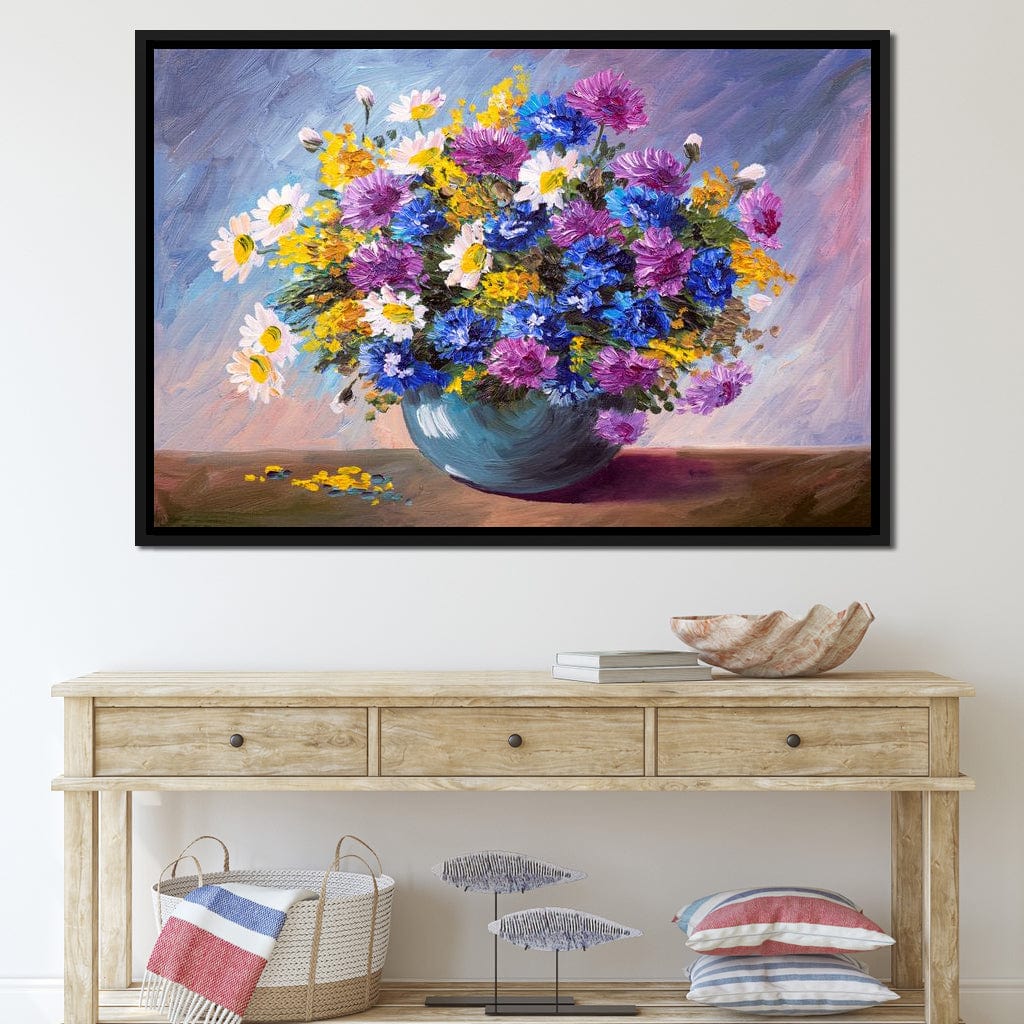 Bouquet of Wildflowers Canvas Wall Art
