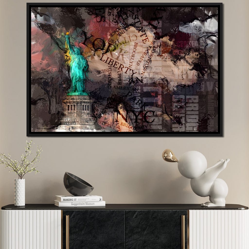 The Statue of Liberty Canvas Wall Art