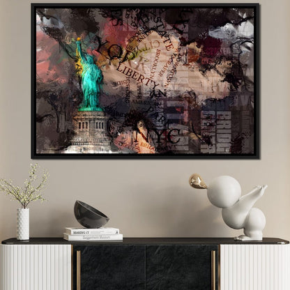 The Statue of Liberty Canvas Wall Art