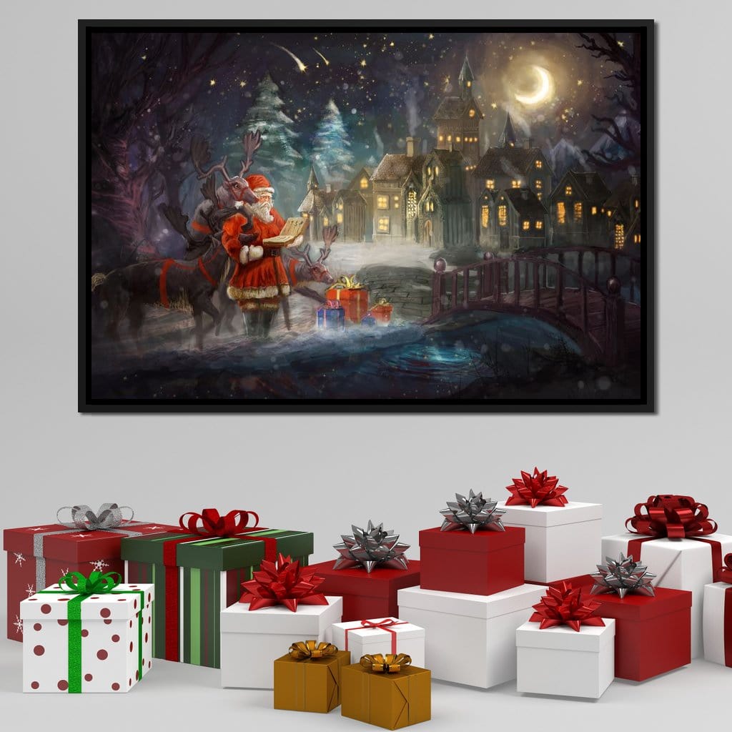 Santa Claus Canvas Wall Art