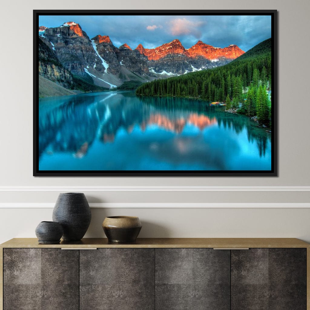 Moraine Lake Canvas Wall Art