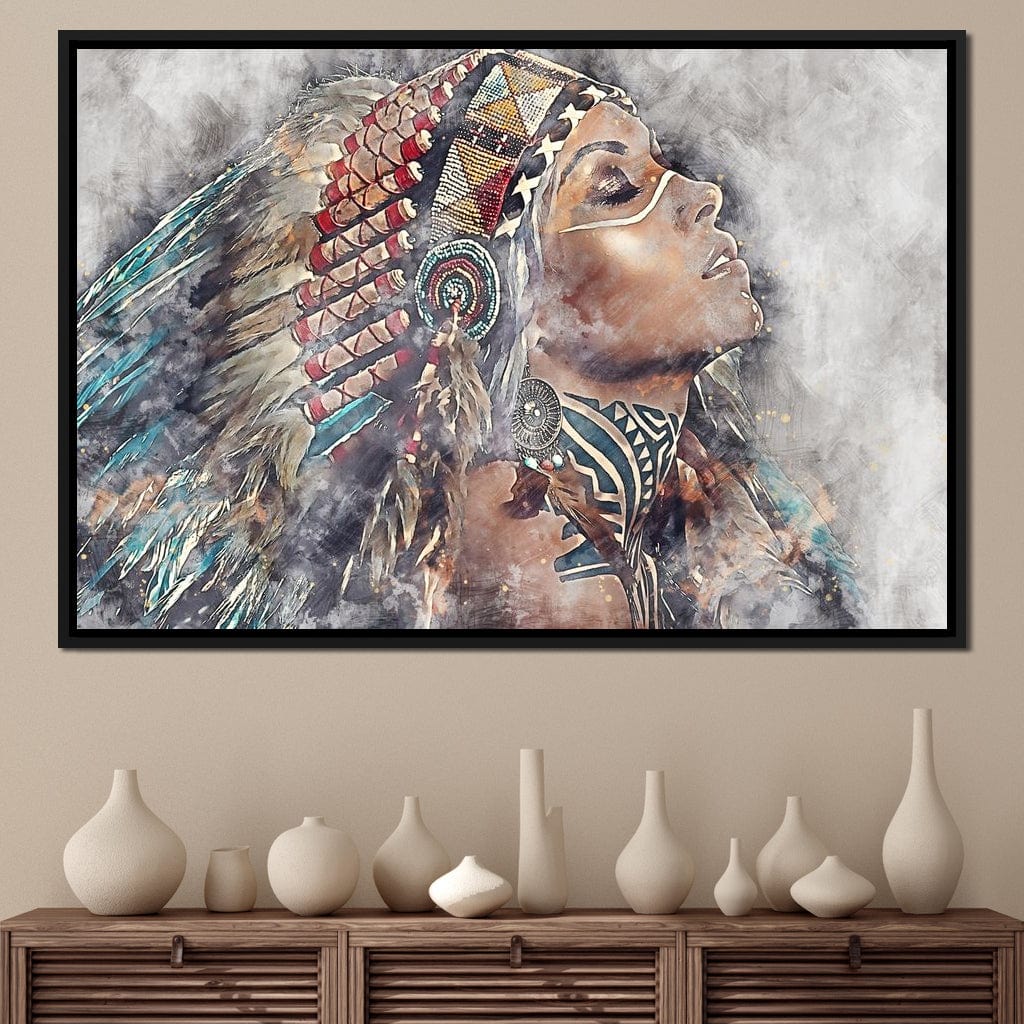 Squaw - Mateo Canvas Wall Art