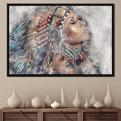 Squaw - Mateo Canvas Wall Art