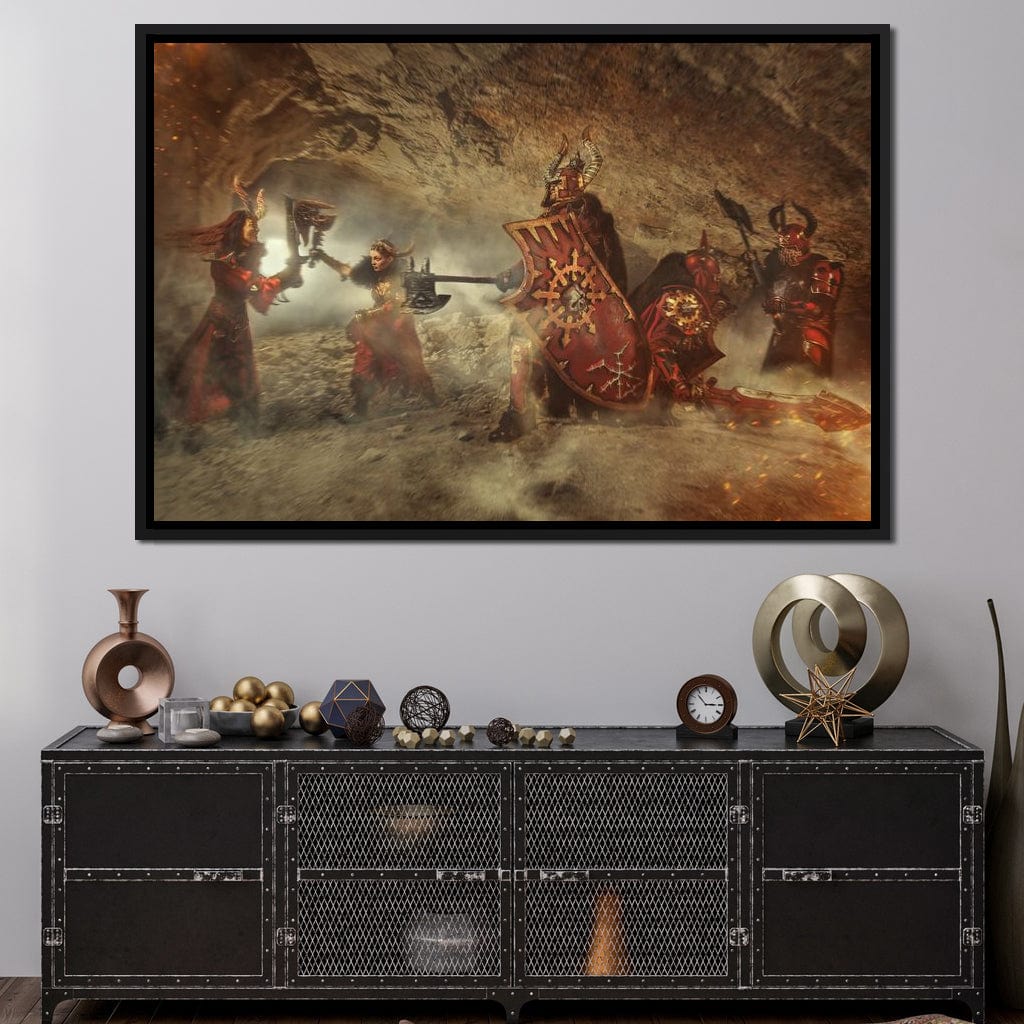 Dungeon Warriors Canvas Wall Art