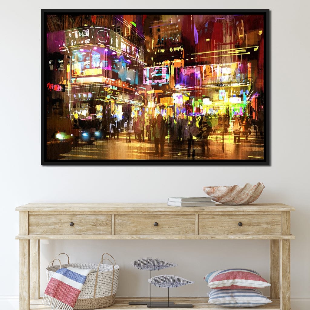Erythracus Market Canvas Wall Art