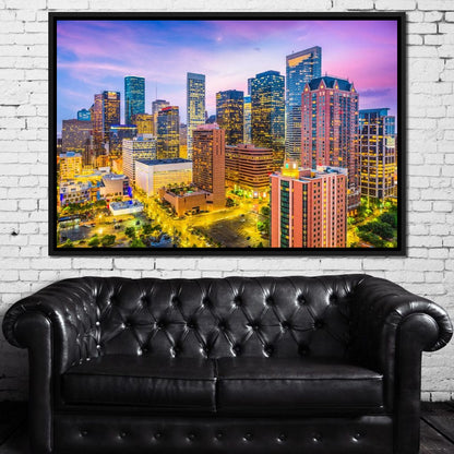 Houston Skyline Canvas Wall Art