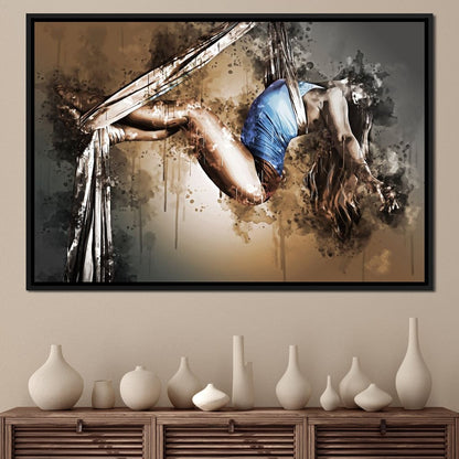 Acrobat Elegance Canvas Wall Art
