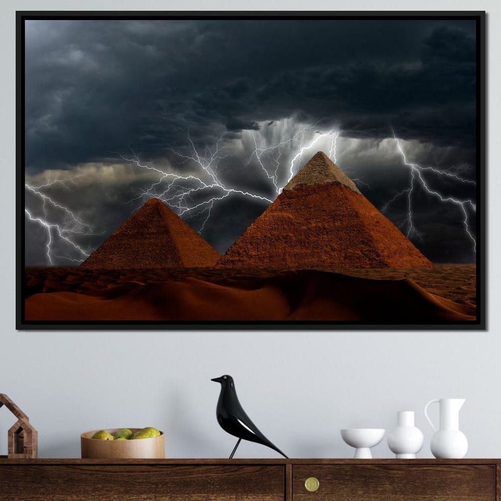 Pyramids of Giza Canvas Wall Art