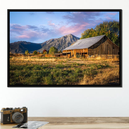 Sunrise at the Ranch Canvas Wall Art