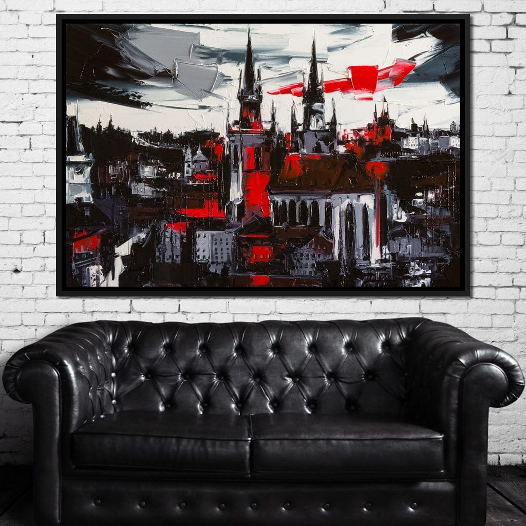 Medieval City Canvas Wall Art