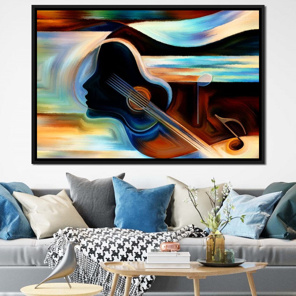 Musical Mind Canvas Wall Art