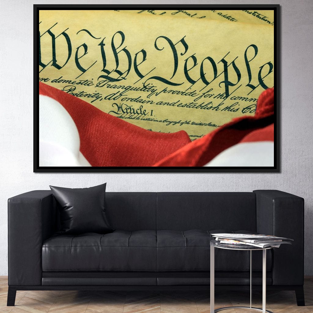 The Constitution Canvas Wall Art