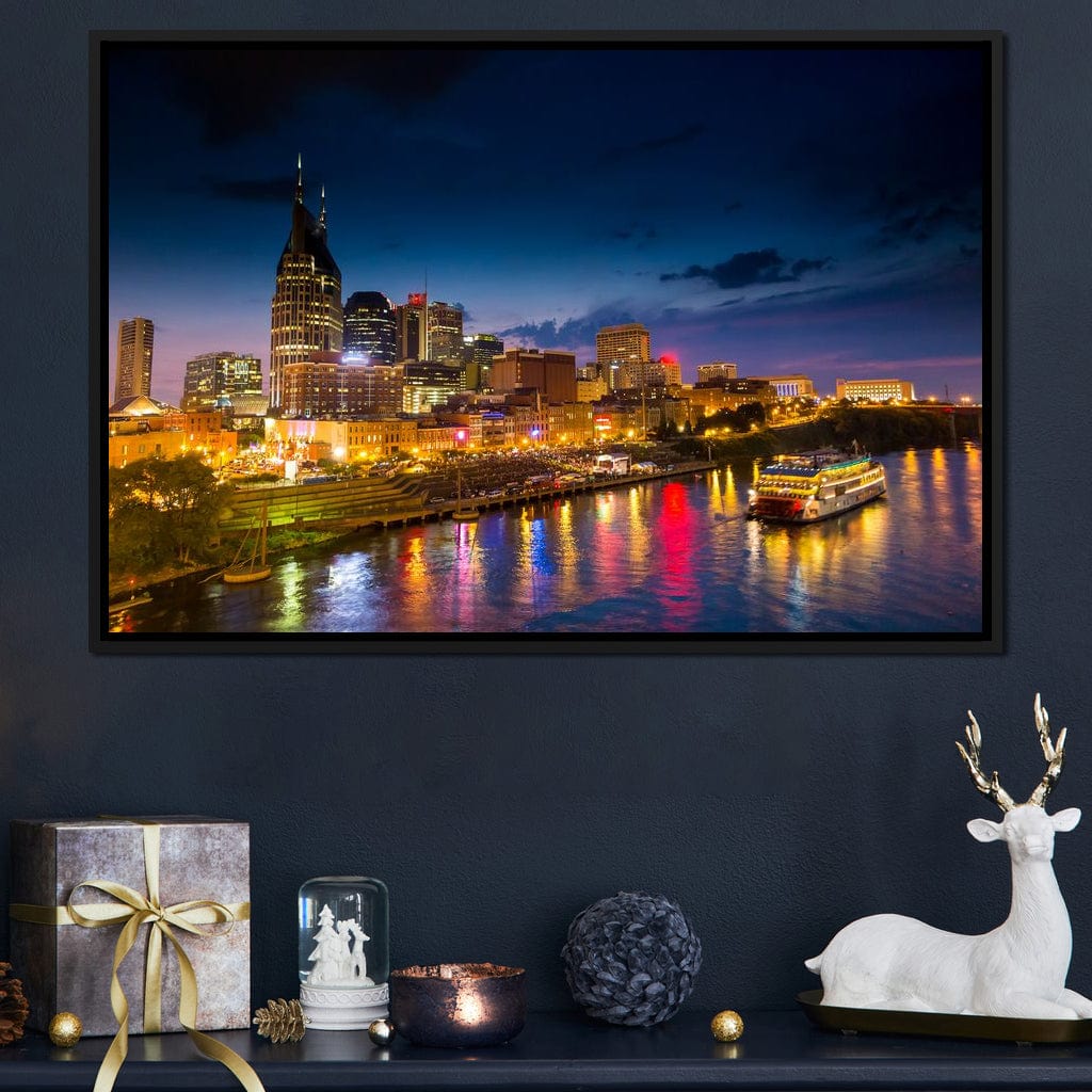 Nashville Skyline Canvas Wall Art